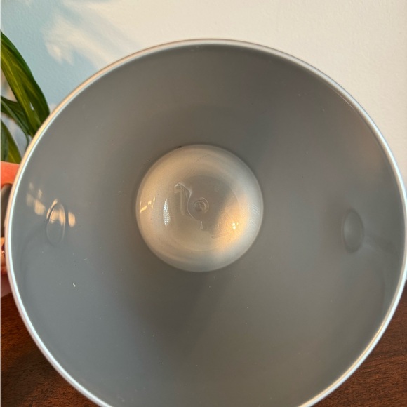 NOS - CRATE & BARREL WINE CHILLING ICE BUCKET PEARL GREY, MADE IN FRANCE 435–805 - Picture 2 of 8